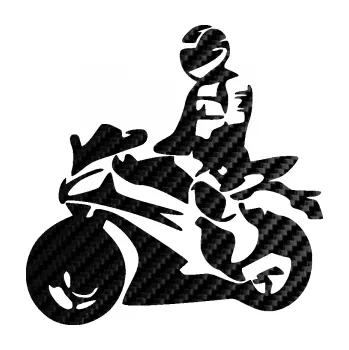 Samolepící dekorace SAMOLEPKA Motorkář 005 levá (50 - 3D karbon černý) NA AUTO, NÁLEPKA, FÓLIE, POLEP, TUNING, VLASTNÍ TEXT, TISK, AUTOSAMOLEPKY.cz, POLEPY, OBRÁZEK, LOGO, SAMOLEPKY