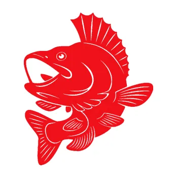 Polep vozidla SAMOLEPKA Ryba 012 levá (10 - červená) NA AUTO, NÁLEPKA, FÓLIE, POLEP, TUNING, VLASTNÍ TEXT, TISK, AUTOSAMOLEPKY.cz, POLEPY, OBRÁZEK, LOGO, SAMOLEPKY