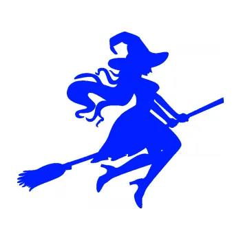 Samolepící dekorace Čarodějnice 003 pravá (19 - modrá dynamic) SAMOLEPKA NA AUTO, NÁLEPKA, FÓLIE, POLEP, TUNING, VLASTNÍ TEXT, TISK, AUTOSAMOLEPKY.cz, POLEPY, OBRÁZEK, LOGO, 3D STICKERS