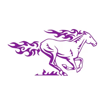 Samolepicí dekorace na vozidlo Animal flames 004 pravá kůň (14 - fialová) SAMOLEPKA NA AUTO, NÁLEPKA, FÓLIE, POLEP, TUNING, VLASTNÍ TEXT, TISK, AUTOSAMOLEPKY.cz, POLEPY, OBRÁZEK, LOGO, 3D STICKERS