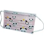 Ústenka dětská růžová s gumičkami/5ks Steriwund