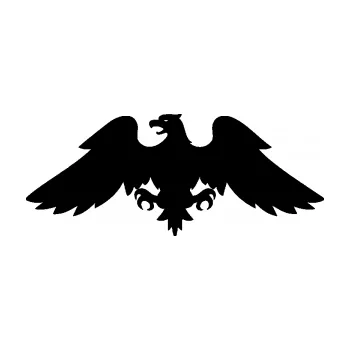 Samolepící dekorace SAMOLEPKA Orlice 002 levá (01 - černá) NA AUTO, NÁLEPKA, FÓLIE, POLEP, TUNING, VLASTNÍ TEXT, TISK, AUTOSAMOLEPKY.cz, POLEPY, OBRÁZEK, LOGO, SAMOLEPKY