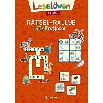 První čtění Leselöwen Rätsel-Rallye für Erstleser - 1. Klasse (orange) - Rupp, Dominik