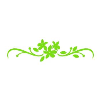 Samolepící dekorace Květina dekor 022 (04 - zelená kawasaki) SAMOLEPKA NA AUTO, NÁLEPKA, FÓLIE, POLEP, TUNING, VLASTNÍ TEXT, TISK, AUTOSAMOLEPKY.cz, POLEPY, OBRÁZEK, LOGO, 3D STICKERS