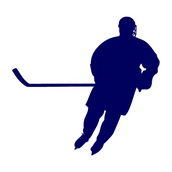 Samolepicí dekorace na vozidlo Hokejista 001 pravá (23 - tmavě modrá) SAMOLEPKA NA AUTO, NÁLEPKA, FÓLIE, POLEP, TUNING, VLASTNÍ TEXT, TISK, AUTOSAMOLEPKY.cz, POLEPY, OBRÁZEK, LOGO, 3D STICKERS