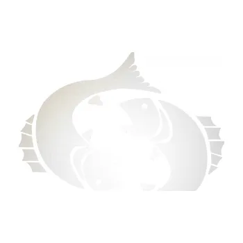 Samolepící dekorace Ryby 004 (82 - odrazková reflexní bílá) SAMOLEPKA NA AUTO, NÁLEPKA, FÓLIE, POLEP, TUNING, VLASTNÍ TEXT, TISK, AUTOSAMOLEPKY.cz, POLEPY, OBRÁZEK, LOGO, 3D STICKERS