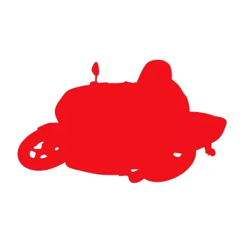 Samolepící dekorace SAMOLEPKA Motorka 009 levá silniční motorky (10 - červená) NA AUTO, NÁLEPKA, FÓLIE, POLEP, TUNING, VLASTNÍ TEXT, TISK, AUTOSAMOLEPKY.cz, POLEPY, OBRÁZEK, LOGO, SAMOLEPKY