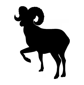 Samolepící dekorace SAMOLEPKA Muflon 002 levá (01 - černá) NA AUTO, NÁLEPKA, FÓLIE, POLEP, TUNING, VLASTNÍ TEXT, TISK, AUTOSAMOLEPKY.cz, POLEPY, OBRÁZEK, LOGO, SAMOLEPKY