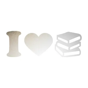 Samolepící dekorace SAMOLEPKA I love books (82 - odrazková reflexní bílá) NA AUTO, NÁLEPKA, FÓLIE, POLEP, TUNING, VLASTNÍ TEXT, TISK, AUTOSAMOLEPKY.cz, POLEPY, OBRÁZEK, LOGO, SAMOLEPKY
