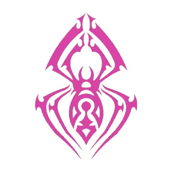 Samolepící dekorace SAMOLEPKA Pavouk 009 (16 - růžová) NA AUTO, NÁLEPKA, FÓLIE, POLEP, TUNING, VLASTNÍ TEXT, TISK, AUTOSAMOLEPKY.cz, POLEPY, OBRÁZEK, LOGO, SAMOLEPKY