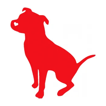 Polep vozidla SAMOLEPKA Pitbull 005 levá (10 - červená) NA AUTO, NÁLEPKA, FÓLIE, POLEP, TUNING, VLASTNÍ TEXT, TISK, AUTOSAMOLEPKY.cz, POLEPY, OBRÁZEK, LOGO, SAMOLEPKY