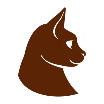 Samolepící dekorace SAMOLEPKA Kočka 006 pravá (15 - hnědá) NA AUTO, NÁLEPKA, FÓLIE, POLEP, TUNING, VLASTNÍ TEXT, TISK, AUTOSAMOLEPKY.cz, POLEPY, OBRÁZEK, LOGO, SAMOLEPKY