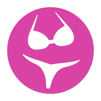 Samolepící dekorace SAMOLEPKA Bikiny smajlík pravá (16 - růžová) NA AUTO, NÁLEPKA, FÓLIE, POLEP, TUNING, VLASTNÍ TEXT, TISK, AUTOSAMOLEPKY.cz, POLEPY, OBRÁZEK, LOGO, SAMOLEPKY