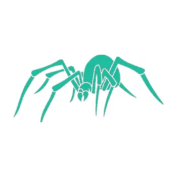 Samolepící dekorace SAMOLEPKA Pavouk 002 levá (25 - tyrkysová) NA AUTO, NÁLEPKA, FÓLIE, POLEP, TUNING, VLASTNÍ TEXT, TISK, AUTOSAMOLEPKY.cz, POLEPY, OBRÁZEK, LOGO, SAMOLEPKY