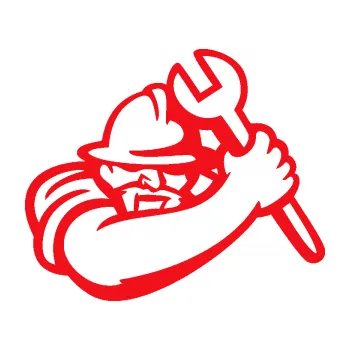 Samolepící dekorace SAMOLEPKA Mechanik 001 pravá (10 - červená) NA AUTO, NÁLEPKA, FÓLIE, POLEP, TUNING, VLASTNÍ TEXT, TISK, AUTOSAMOLEPKY.cz, POLEPY, OBRÁZEK, LOGO, SAMOLEPKY