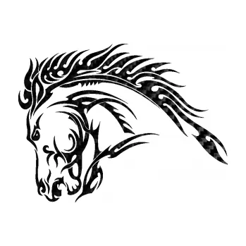 Samolepící dekorace SAMOLEPKA Kůň 042 levá (50 - 3D karbon černý) NA AUTO, NÁLEPKA, FÓLIE, POLEP, TUNING, VLASTNÍ TEXT, TISK, AUTOSAMOLEPKY.cz, POLEPY, OBRÁZEK, LOGO, SAMOLEPKY