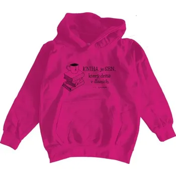 Pánská mikina Dětská mikina s kapucí s potiskem Mikina pro malé čtenáře dětské