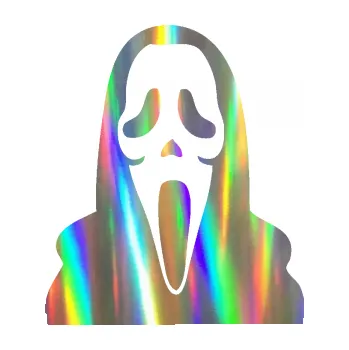 Autodoplněk Samolepka na auto Maska 001 scream (93 - Holografická) NÁLEPKA, FÓLIE, POLEPY, TUNING, VLASTNÍ TEXT, TISK, AUTOSAMOLEPKY.cz, SAMOLEPKY, OBRÁZEK, LOGO, VÝROBA, PRODEJ