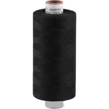 Nit Nitě polyesterové Aspo 11,4x2 1000m, barva Černá