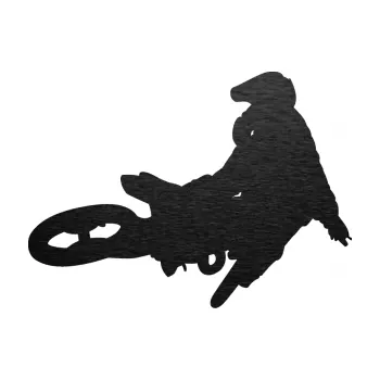 Samolepící dekorace SAMOLEPKA Motorka 028 pravá motokros (63 - škrábaný kov černý) NA AUTO, NÁLEPKA, FÓLIE, POLEP, TUNING, VLASTNÍ TEXT, TISK, AUTOSAMOLEPKY.cz, POLEPY, OBRÁZEK, LOGO, SAMOLEPKY