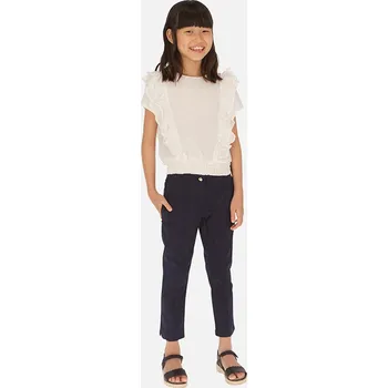 Dívčí legíny Dívčí elegantní 7/8 kalhoty Mayoral 6528-74 modré Rozměr: 128 (8 let)