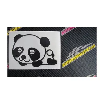 Samolepící dekorace SAMOLEPKA Panda 003 levá (17 - šedá) NA AUTO, NÁLEPKA, FÓLIE, POLEP, TUNING, VLASTNÍ TEXT, TISK, AUTOSAMOLEPKY.cz, POLEPY, OBRÁZEK, LOGO, SAMOLEPKY