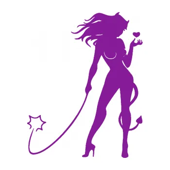 Polep vozidla SAMOLEPKA Čertice 006 pravá (14 - fialová) NA AUTO, NÁLEPKA, FÓLIE, POLEP, TUNING, VLASTNÍ TEXT, TISK, AUTOSAMOLEPKY.cz, POLEPY, OBRÁZEK, LOGO, SAMOLEPKY