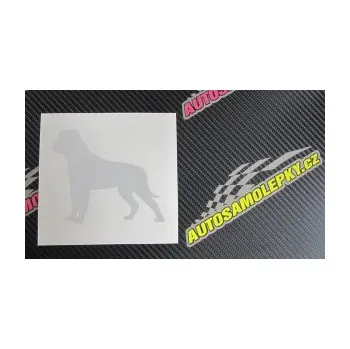 Polep vozidla SAMOLEPKA Pes 150 levá bullmastif (10 - červená) NA AUTO, NÁLEPKA, FÓLIE, POLEP, TUNING, VLASTNÍ TEXT, TISK, AUTOSAMOLEPKY.cz, POLEPY, OBRÁZEK, LOGO, SAMOLEPKY