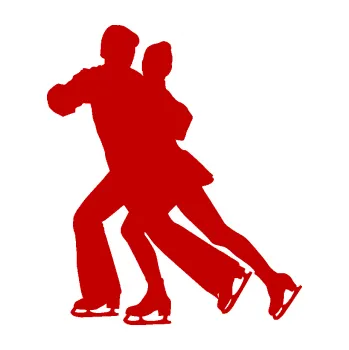 Polep vozidla Krasobruslení 012 levá pár (18 - tmavě červená) SAMOLEPKA NA AUTO, NÁLEPKA, FÓLIE, POLEP, TUNING, VLASTNÍ TEXT, TISK, AUTOSAMOLEPKY.cz, POLEPY, OBRÁZEK, LOGO, 3D STICKERS