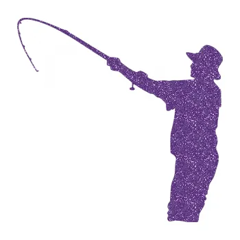 Polep vozidla SAMOLEPKA Rybář 004 levá (87 - Ultra Metalic fialová) NA AUTO, NÁLEPKA, FÓLIE, POLEP, TUNING, VLASTNÍ TEXT, TISK, AUTOSAMOLEPKY.cz, POLEPY, OBRÁZEK, LOGO, SAMOLEPKY