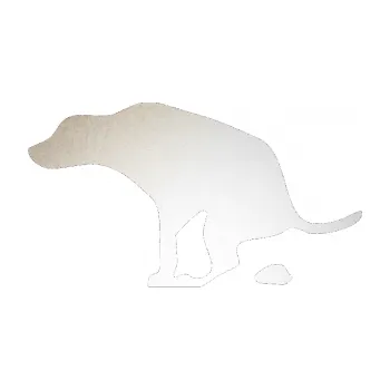 Polep vozidla SAMOLEPKA Pes 077 levá (82 - odrazková reflexní bílá) NA AUTO, NÁLEPKA, FÓLIE, POLEP, TUNING, VLASTNÍ TEXT, TISK, AUTOSAMOLEPKY.cz, POLEPY, OBRÁZEK, LOGO, SAMOLEPKY