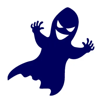 Samolepící dekorace SAMOLEPKA Duch 007 pravá (23 - tmavě modrá) NA AUTO, NÁLEPKA, FÓLIE, POLEP, TUNING, VLASTNÍ TEXT, TISK, AUTOSAMOLEPKY.cz, POLEPY, OBRÁZEK, LOGO, SAMOLEPKY