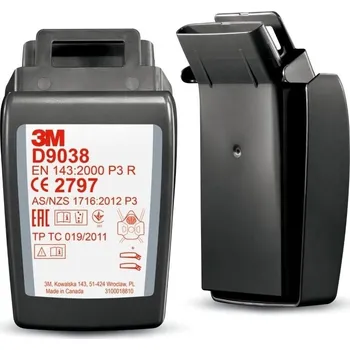 D9038 3M částicový filtr P3 R + aktivní uhlí pro masky HF-800, cena za ks