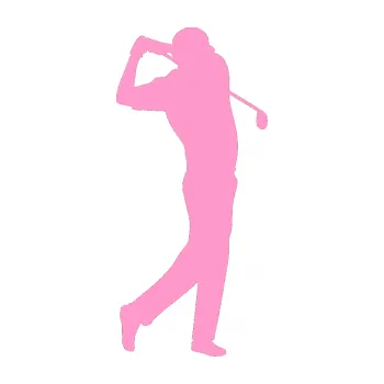 Polep vozidla SAMOLEPKA Golfista 005 pravá (24 - světle růžová) NA AUTO, NÁLEPKA, FÓLIE, POLEP, TUNING, VLASTNÍ TEXT, TISK, AUTOSAMOLEPKY.cz, POLEPY, OBRÁZEK, LOGO, SAMOLEPKY