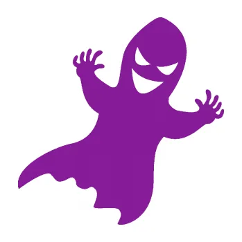 Samolepící dekorace Duch 007 pravá (14 - fialová) SAMOLEPKA NA AUTO, NÁLEPKA, FÓLIE, POLEP, TUNING, VLASTNÍ TEXT, TISK, AUTOSAMOLEPKY.cz, POLEPY, OBRÁZEK, LOGO, 3D STICKERS