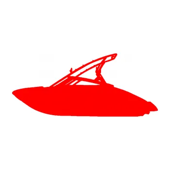 Polep vozidla SAMOLEPKA Motorový člun 001 levá (74 - Fluorescentní červená) NA AUTO, NÁLEPKA, FÓLIE, POLEP, TUNING, VLASTNÍ TEXT, TISK, AUTOSAMOLEPKY.cz, POLEPY, OBRÁZEK, LOGO, SAMOLEPKY