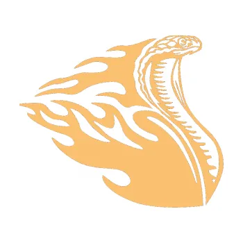 Samolepicí dekorace na vozidlo Animal flames 088 pravá vztyčená kobra (08 - béžová) SAMOLEPKA NA AUTO, NÁLEPKA, FÓLIE, POLEP, TUNING, VLASTNÍ TEXT, TISK, AUTOSAMOLEPKY.cz, POLEPY, OBRÁZEK, LOGO, 3D STICKERS