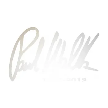 Samolepící dekorace SAMOLEPKA Paul Walker 003 podpis a datum (82 - odrazková reflexní bílá) NA AUTO, NÁLEPKA, FÓLIE, POLEP, TUNING, VLASTNÍ TEXT, TISK, AUTOSAMOLEPKY.cz, POLEPY, OBRÁZEK, LOGO, SAMOLEPKY