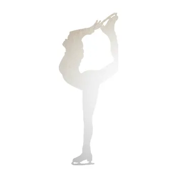 Polep vozidla SAMOLEPKA Krasobruslení 011 levá krasobruslařka (82 - odrazková reflexní bílá) NA AUTO, NÁLEPKA, FÓLIE, POLEP, TUNING, VLASTNÍ TEXT, TISK, AUTOSAMOLEPKY.cz, POLEPY, OBRÁZEK, LOGO, SAMOLEPKY