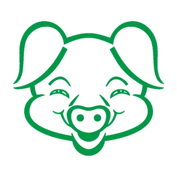 Samolepící dekorace Prase 003 veselý čuník (12 - zelená) SAMOLEPKA NA AUTO, NÁLEPKA, FÓLIE, POLEP, TUNING, VLASTNÍ TEXT, TISK, AUTOSAMOLEPKY.cz, POLEPY, OBRÁZEK, LOGO, 3D STICKERS