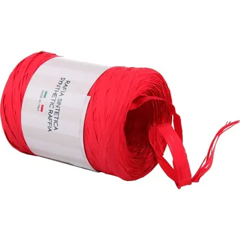 Stuha Poly Rafia standard, 200 m, tm. růžová 6802/35, lýko