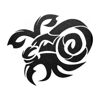 Samolepící dekorace Kozoroh 003 levá (63 - škrábaný kov černý) SAMOLEPKA NA AUTO, NÁLEPKA, FÓLIE, POLEP, TUNING, VLASTNÍ TEXT, TISK, AUTOSAMOLEPKY.cz, POLEPY, OBRÁZEK, LOGO, 3D STICKERS