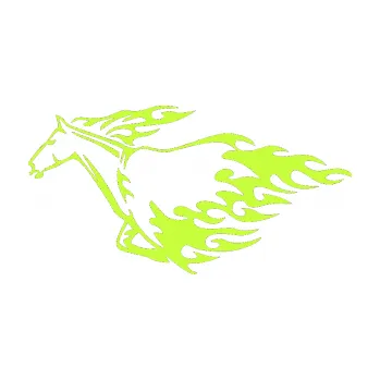 Samolepicí dekorace na vozidlo Animal flames 003 levá kůň (27 - limetová) SAMOLEPKA NA AUTO, NÁLEPKA, FÓLIE, POLEP, TUNING, VLASTNÍ TEXT, TISK, AUTOSAMOLEPKY.cz, POLEPY, OBRÁZEK, LOGO, 3D STICKERS