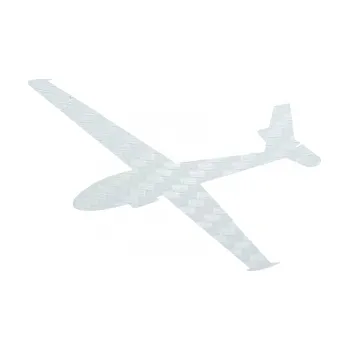 Polep vozidla SAMOLEPKA Letadlo 025 levá kluzák (51 - 3D karbon bílý) NA AUTO, NÁLEPKA, FÓLIE, POLEP, TUNING, VLASTNÍ TEXT, TISK, AUTOSAMOLEPKY.cz, POLEPY, OBRÁZEK, LOGO, SAMOLEPKY