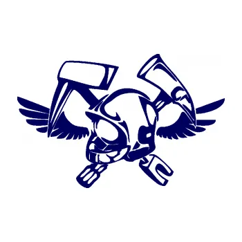 Samolepící dekorace SAMOLEPKA Hasič 011 levá helma (23 - tmavě modrá) NA AUTO, NÁLEPKA, FÓLIE, POLEP, TUNING, VLASTNÍ TEXT, TISK, AUTOSAMOLEPKY.cz, POLEPY, OBRÁZEK, LOGO, SAMOLEPKY