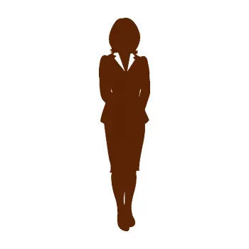 Samolepící dekorace SAMOLEPKA Manažerka pravá silueta (15 - hnědá) NA AUTO, NÁLEPKA, FÓLIE, POLEP, TUNING, VLASTNÍ TEXT, TISK, AUTOSAMOLEPKY.cz, POLEPY, OBRÁZEK, LOGO, SAMOLEPKY
