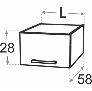 Kuchyňská skříňka Kuchyňská skříňka Duo XL WO50/28N