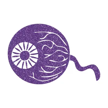 Samolepící dekorace SAMOLEPKA Halloween 020 pravá vydloublé oko (87 - Ultra Metalic fialová) NA AUTO, NÁLEPKA, FÓLIE, POLEP, TUNING, VLASTNÍ TEXT, TISK, AUTOSAMOLEPKY.cz, POLEPY, OBRÁZEK, LOGO, SAMOLEPKY