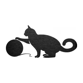 Samolepící dekorace SAMOLEPKA Kočka 011 levá (63 - škrábaný kov černý) NA AUTO, NÁLEPKA, FÓLIE, POLEP, TUNING, VLASTNÍ TEXT, TISK, AUTOSAMOLEPKY.cz, POLEPY, OBRÁZEK, LOGO, SAMOLEPKY