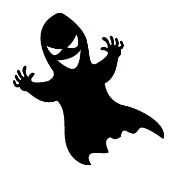 Samolepící dekorace SAMOLEPKA Duch 007 levá (01 - černá) NA AUTO, NÁLEPKA, FÓLIE, POLEP, TUNING, VLASTNÍ TEXT, TISK, AUTOSAMOLEPKY.cz, POLEPY, OBRÁZEK, LOGO, SAMOLEPKY